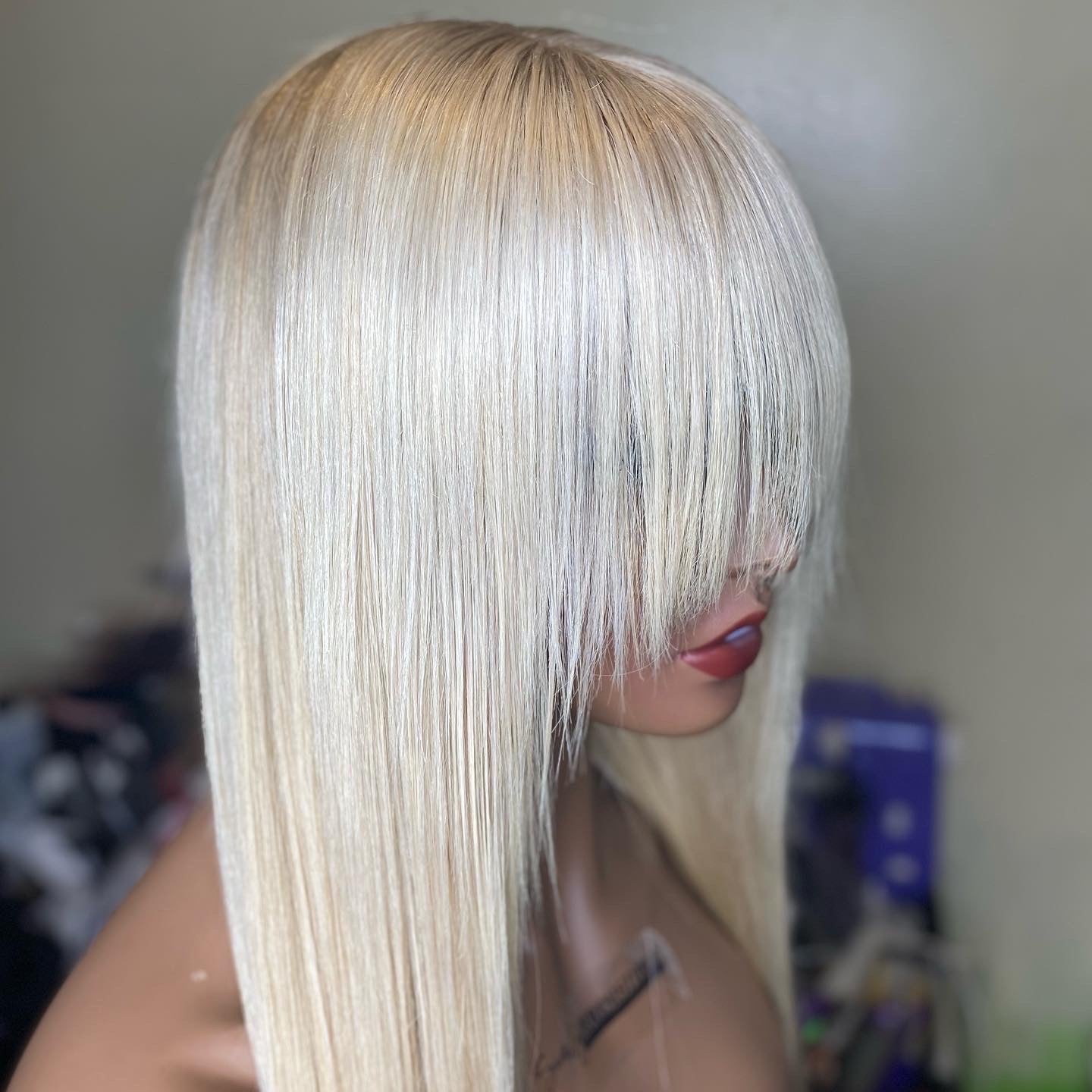 Leah 30” Glueless Custom Colored natural blonde Lace Closure Unit